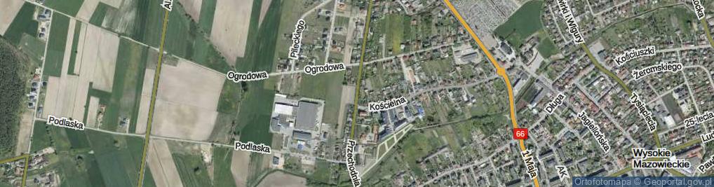 Zdjęcie satelitarne Przechodnia ul.